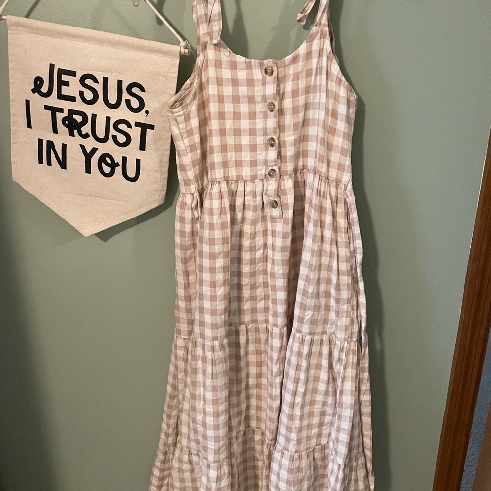 Little Cottonwood Gingham Magnolia Dress XS